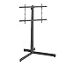 Produktbild Vogel's TVS 3690 TV-Ständer für 40-77 Zoll Fernseher, Max. 50 kg, Schwenkbar bis zu 90°, Max. VESA 600x400, TV-Standfuß aus Hochwertigem Stahl, Schwarz