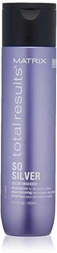 MATRIX Total Results So Silver Color Depositing Purple Shampoo For Neutralizing Yellow Tones
