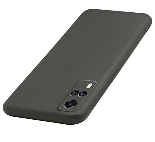 Image of Mobile Back Cover Case for Vivo Y51 (2020) (Silicone Case|CameraProtection|Black SC1510)
