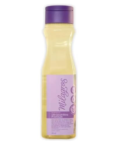 Shampoo Ultranutritivo Premium para cabellos Milagros 15.20 - Ultra-nourishing shampoo for daily wash, anti-hair loss and growth image 2