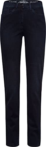 Raphaela by Brax Damen Style Laura 5-Pocket Magic Waist Ultra Dynamic Denim Super Slim Hose, Dark Blue Effect,42