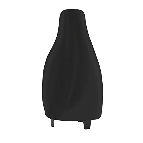 Chiminea Cover Outdoor Waterproof Chiminea Fire Pit Cover Heavy Duty Durable Chimineas Protection Cover with Drawstring (Black 24D x 48H in)