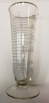 KIMAX Conical Pharmaceutical Graduate, 500 mL Metric Scale, TD, Sold by EA