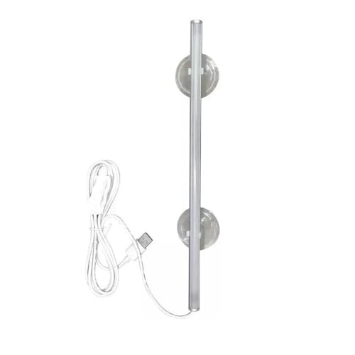 Luminária LED USB para Espelho de Maquiagem, 25cm, com Ventosas, Ajuste de Brilho