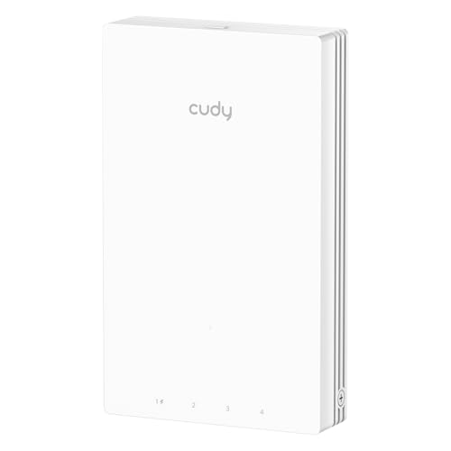 Cudy AP1300 Point d'accès mural sans fil Gigabit WiFi 5 AC1200, prend en charge le contrôleur AP,...