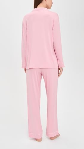 Image of Eberjey Gisele Classic Women's Pajama Set | Long Sleeve Shirt + Long Pants