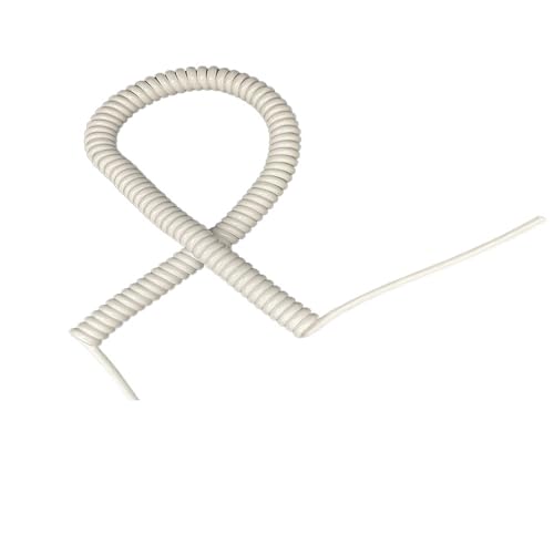 Cable en espiral de 4 núcleos extensible hasta 4 metros para conexiones flexibles 2