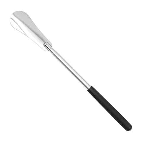 Hsthe Sea Extendable Long Handle Stainless Steel Shoe Horn Shoe Horn Long Telescopic for Men Women Children Seniors, 31cm ~ 65 cm Cover
