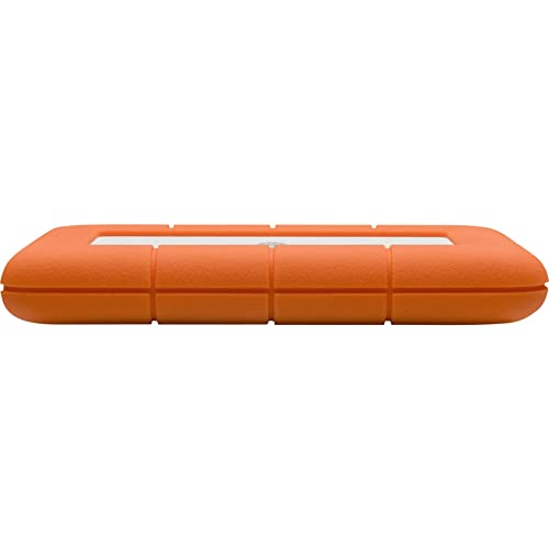LaCie Rugged Mini 4To Disque dur externe 6,35 cm (2.5") USB-A (USB 3.2 Gen 1) Argent, Orange 9000