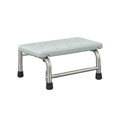 授乳チェア シャワースツール バスチェア お風呂で使える 吸盤付きバスチェア コンパクトバスチェア ゴム足 アルミ 軽量 介護 ノンフロート 半身浴 (グレー,単層)