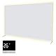 SHX Premium Infrarot Heizung mit WIFI 850W, 9-16 qm, Decken- oder Wandmontage, Standgerät, dimmbare Ambiente Beleuchtung, Fernbedienung, Fenstererkennung, LED Display, Carbon Crystal PET Oberfläche