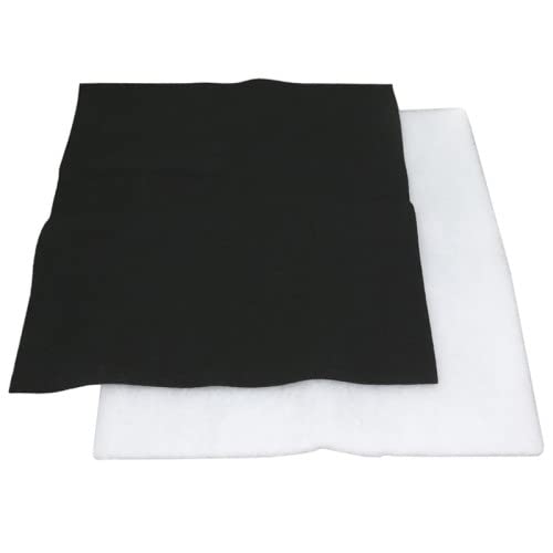 Electruepart Kit de filtre universel pour hotte aspirante, 1 filtre à graisse en mousse et 1 filtre à charbon