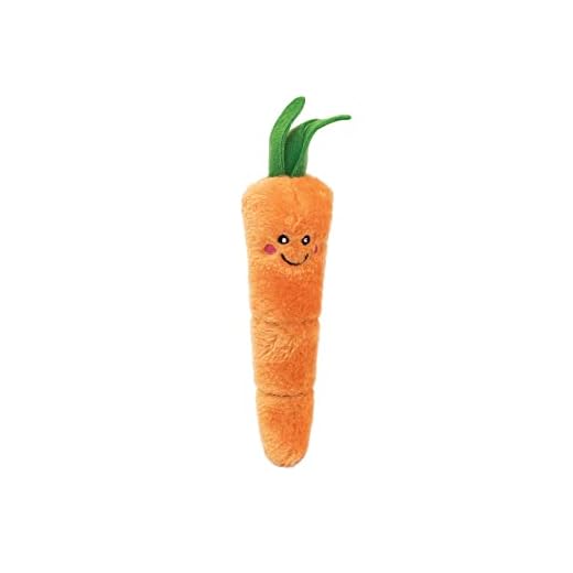 ZippyClaws Kickerz - Catnip Toys for Cats & Kittens, Designed to Satisfy Hunting Behaviors and Encourage Playtime Fun, Perfect for Wrestling, Batting, and Bunny Kicking - Carrot