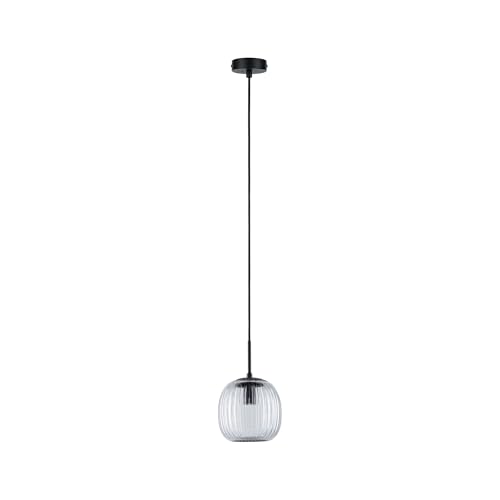 Paulmann 71147 Selection Bathroom Pendelleuchte Ruya IP44 E14 230V max. 20W Glas, Schwarz matt Badbeleuchtung