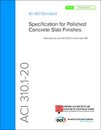 Paperback ACI SPEC-310.1-20: Specification for Polished Concrete Slab Finishes Book