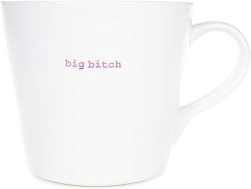Taza grande de porcelana blanca 500ml miniatura 1