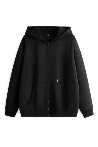 Image of Tagas Unisex Full Zip Hoodie for Men & Women | Cotton Blend Hooded Sweatshirt | Regular Fit Zip-Up Jacket | Kangaroo Pocket | Winter Casual Hoodie | S-XXL