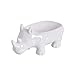 Produktbild PORCN Keramikschale Tisch Dekorative Platte Küche Veranstalter Schreibtisch Zubehör Dekoration Keramik Rhino Geformte Schüssel