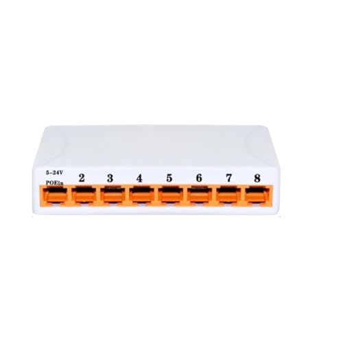 Commutateur Gigabit Ethernet 8 ports RJ45 1000Mbps pour réseau internet stable