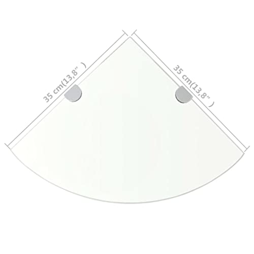 Tablette de coin en verre pour optimiser la douche et le salon - 3