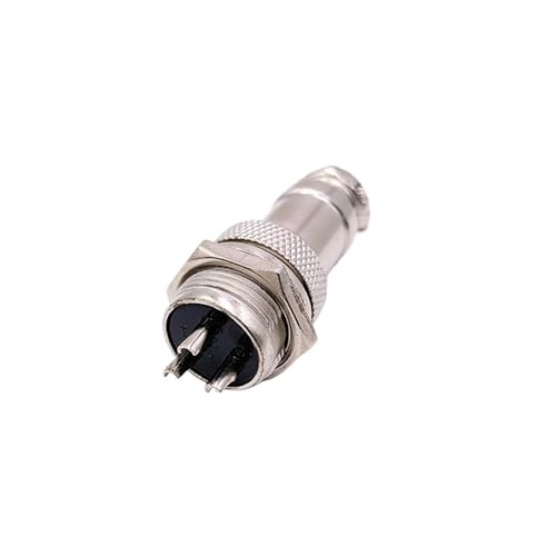 Conector de aviación fijo GX16-3P de 3 pines miniatura 1
