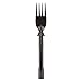 Fork,Black,Medium Weight,Plastic,PK960