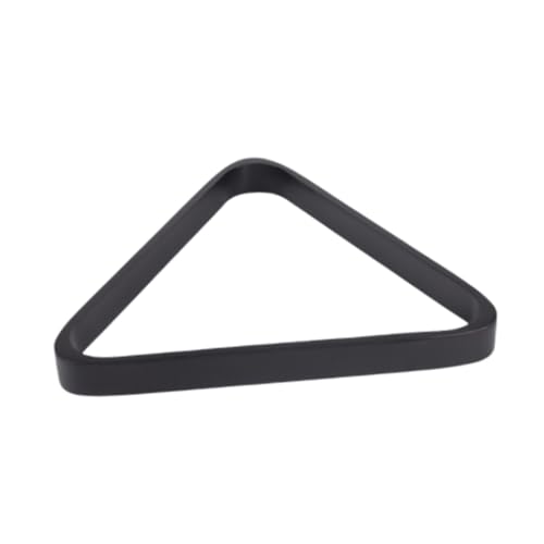 QSTDGVPW Wooden Billiard Ball Rack Ball Holder Triangle Rack Training Practice Billiard Hall Pool Table Equipment Positioning Frame, Black