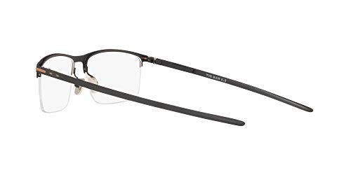 Image of Oakley mens Ox5140 Tie Bar 0.5 Rectangular Prescription Eyeglass Frames