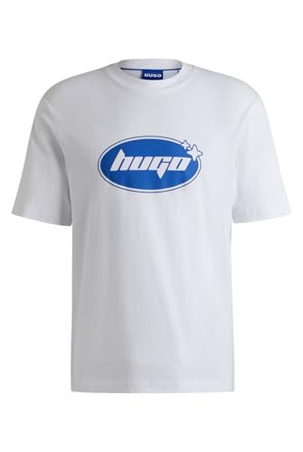 T-shirt HUGO Hommes Nugoclean en jersey regular coton col rond