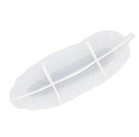 Feather Shape Tray Silicone Craft Mould for Resin Casting, DIY Resin Art, Feather Shaped Trinket Tray Mould