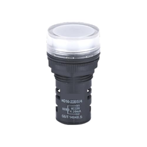 Luz indicadora ND16 22BS roja con alimentación de CA CC 24V