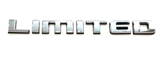 Image of Set New Rear L L Limited 4x4 Emblems Letter 3D Badge Nameplate Replacement for 2021+ L WL Universal Car (Chrome)