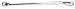 Performance Tool W80619 Alloy Steel Offset Wrench with Polished Chrome Finish, 7mm x 9mm Metric Size for Confined Areas