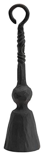 Creative Co-op Hand-Forged Metal Candle Snuffer, Black