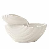 卓上の噴水 セラミックデスクトップ噴水滝装飾ベルトデスクトップ装飾オフィスリビングルームに最適 デスクトップ噴水(白)