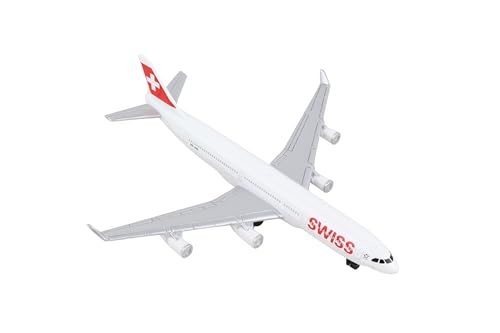 Daron Swiss Single Plane Die-Cast Metal S Airplane Model Toy with Plastic Parts for Kids Ages 3+ - Image 2
