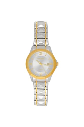Men's Chronograph Watch, Stainless Steel Case, Analog Display, Gold, Round Dial, Water Resistant 30M (Gold, Stainless Steel) Radiant Champaign
