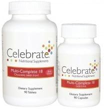 Celebrate Vitamins CelebrateONE 18 Chewables