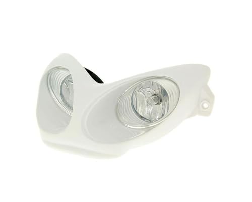 2EXTREME Scheinwerfer Doppeloptik weiß kompatibel mit Yamaha Aerox MBK Nitro 50-100 2T LC AC inkl. 55W Halogenlampen