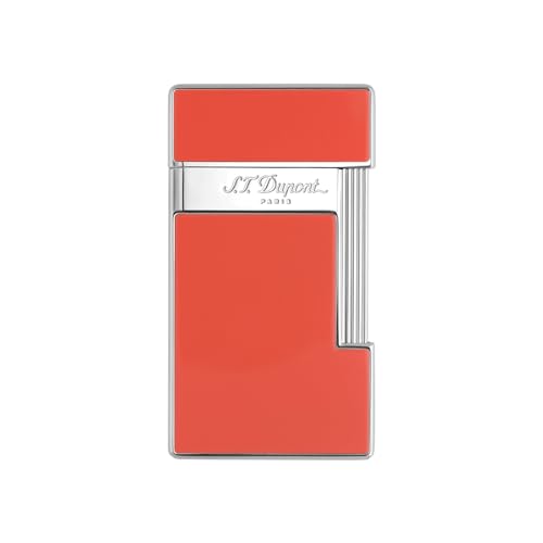 Encendedor S.T. Dupont Slimmy Coral Lacquer & Chrome miniatura 1