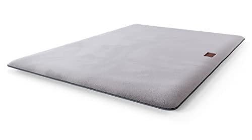 Knuffelwuff Kuschelige Hundematte Sunport aus weichem Fellimitat 88x55cm - Hundekissen für große, mittelgroße und kleine Hunde - Für Zuhause, Auto, Wohnmobil, Wohnwagen