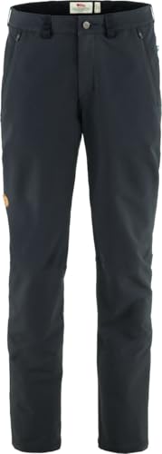 Pantalon FJALLRAVEN Abisko Winter Stretch M trekking hiver coupe-vent marine 50