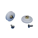 Rollen für Duschtüren, V-Nut, Nylon, 16 Stück
