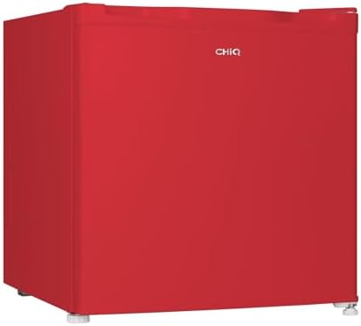 CHiQ CSD46D4REU, E Energy Rating,46L Mini Fridge, Table Top/Under Counter Fridge, Reversible Doors, 12-Year Free Warranty on The Compressor