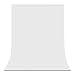 UTEBIT 6 x 9FT/1.8 x 2.8M White Backdrop Polyester Fabric Background Cloth Wrinkle Resistant Photo Booth Screen Backdrops for Photography, Video, Television (Stand Not Included)