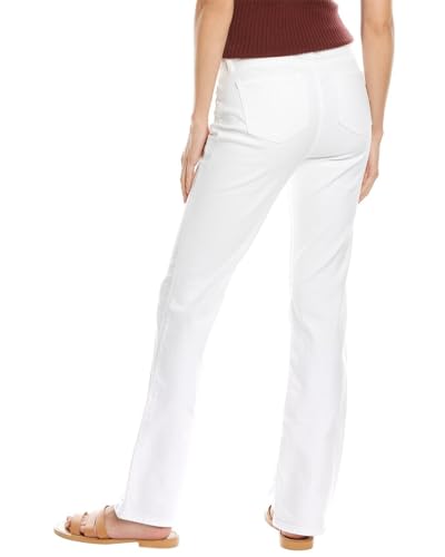 NYDJ Women's Straight Jeans in Optic White2