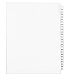 Avery Legal Dividers, Standard Collated Sets, Letter Size, Side Tabs, 326-350 Tab Set (01343)
