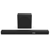 Hisense 3.1 Ch 380W Soundbar with Wireless Subwoofer, Dolby Atmos & DTS:X , 5-speaker array, HDMI eARC port, Bluetooth, Surround Sound - R632 (Renewed)