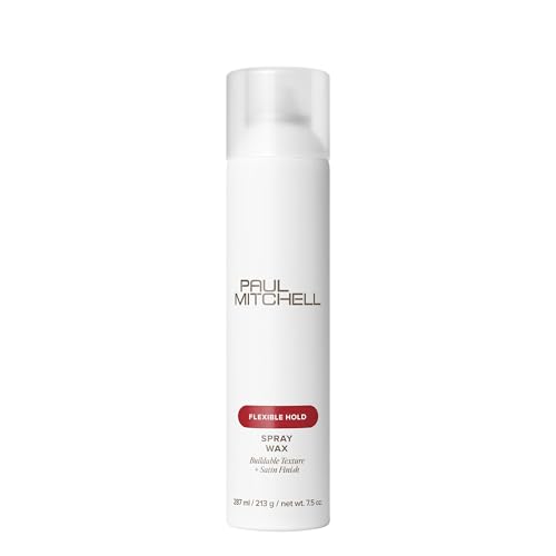 Paul Mitchell Spray Wax, Pliable Texture, Satin Finish, For All Hair Types, Especially Fine to Medium, 7.5 oz