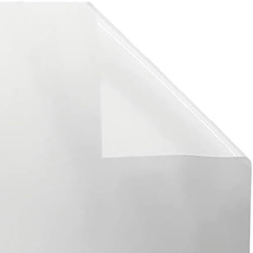 Image of VViViD Frosted Matte Colorful Vinyl Window Tinting Sheets (50 x 5ft, Frosted White)